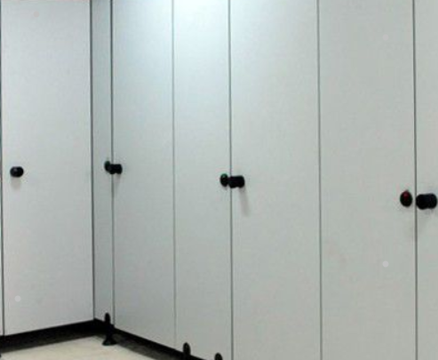 Green HPL Laminate Gym Partitions